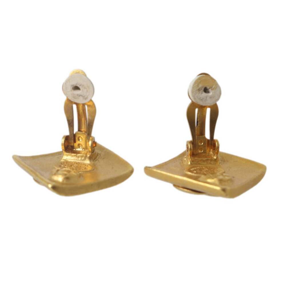 Chanel Cc Logo Clip-On Earrings Metal #229058C92B - Picture 4 of 8